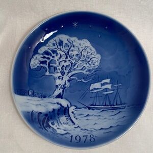1978 Desiree Denmark Old Copenhagen Blue, Last Dream of the Old Oak Tree Plate